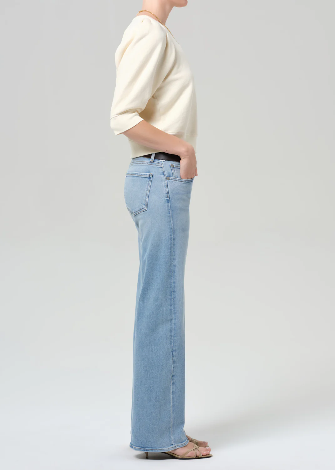 Nora Trouser Leg in Bowery - Image 3
