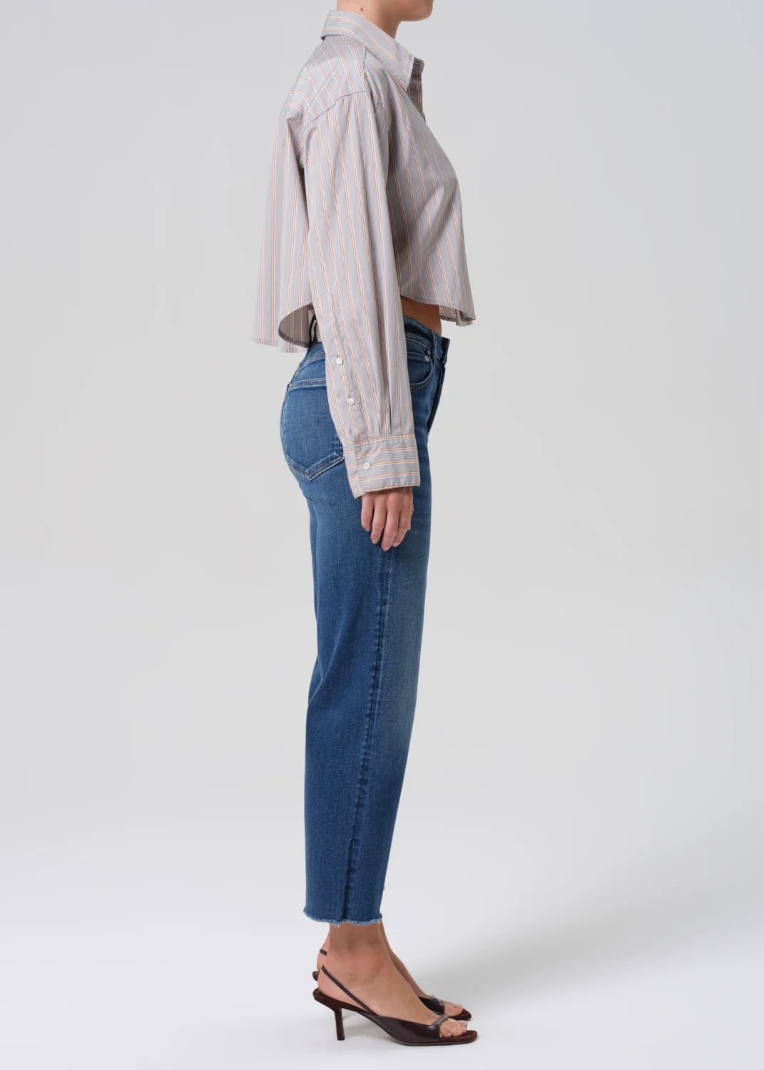 Palma Straight Raw Hem in Ambry - Image 3