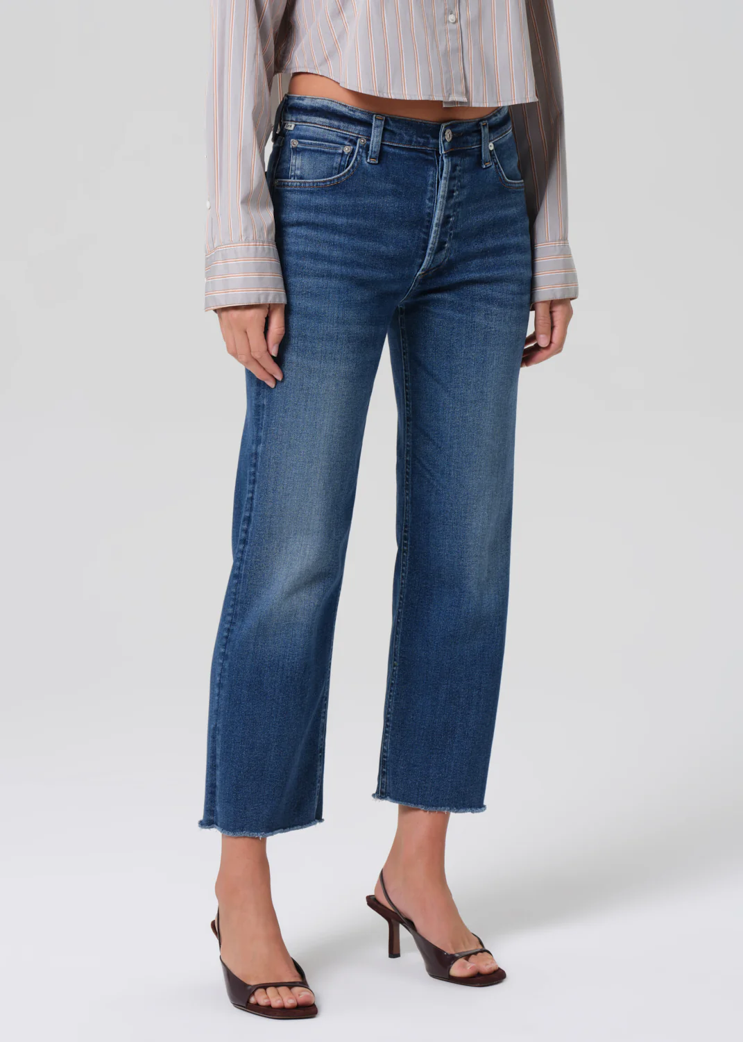 Palma Straight Raw Hem in Ambry - Image 4