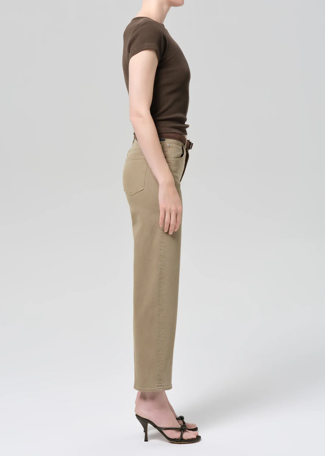 Palma Straight Clean Hem in Bezal - Image 3