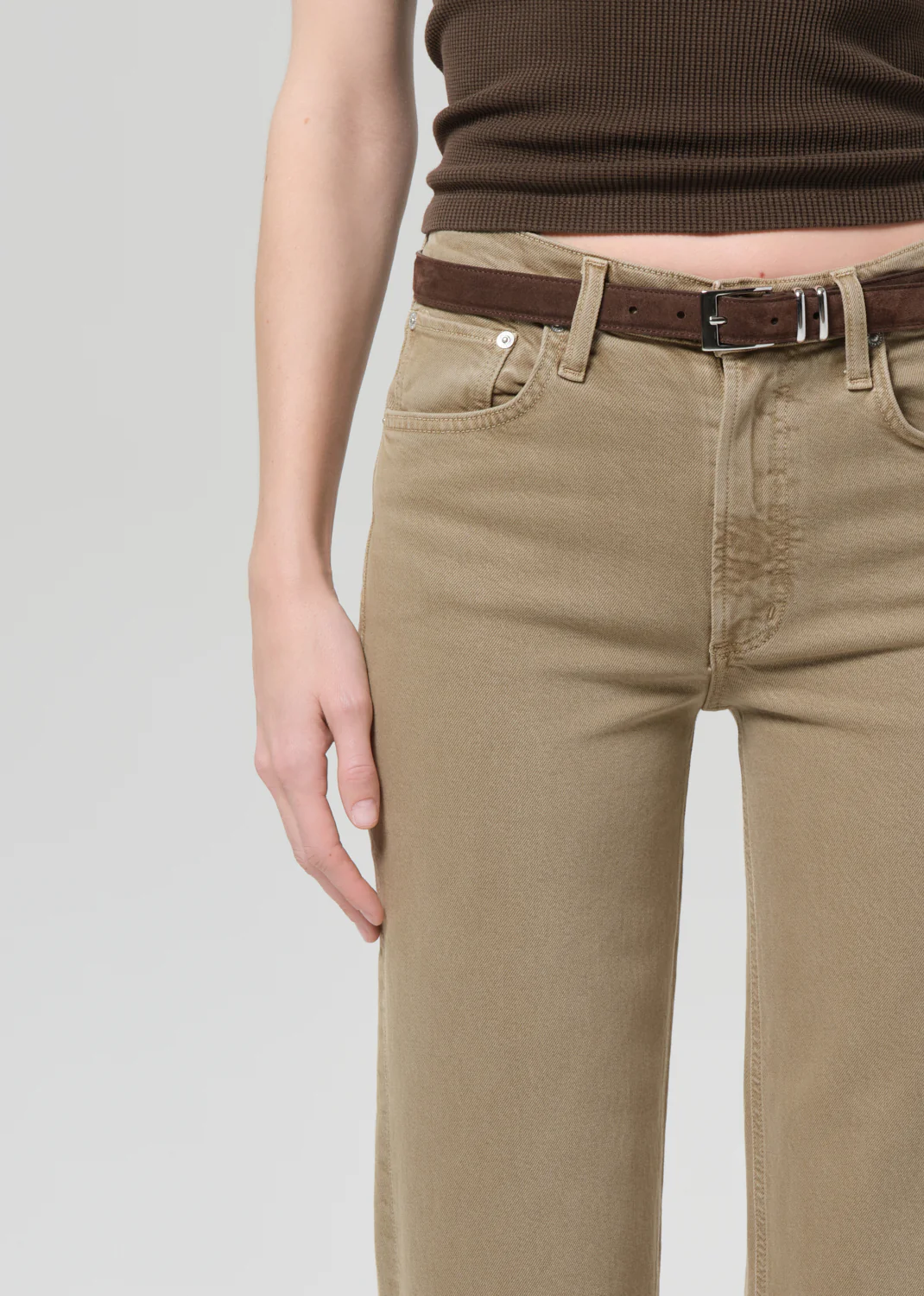 Palma Straight Clean Hem in Bezal - Image 5