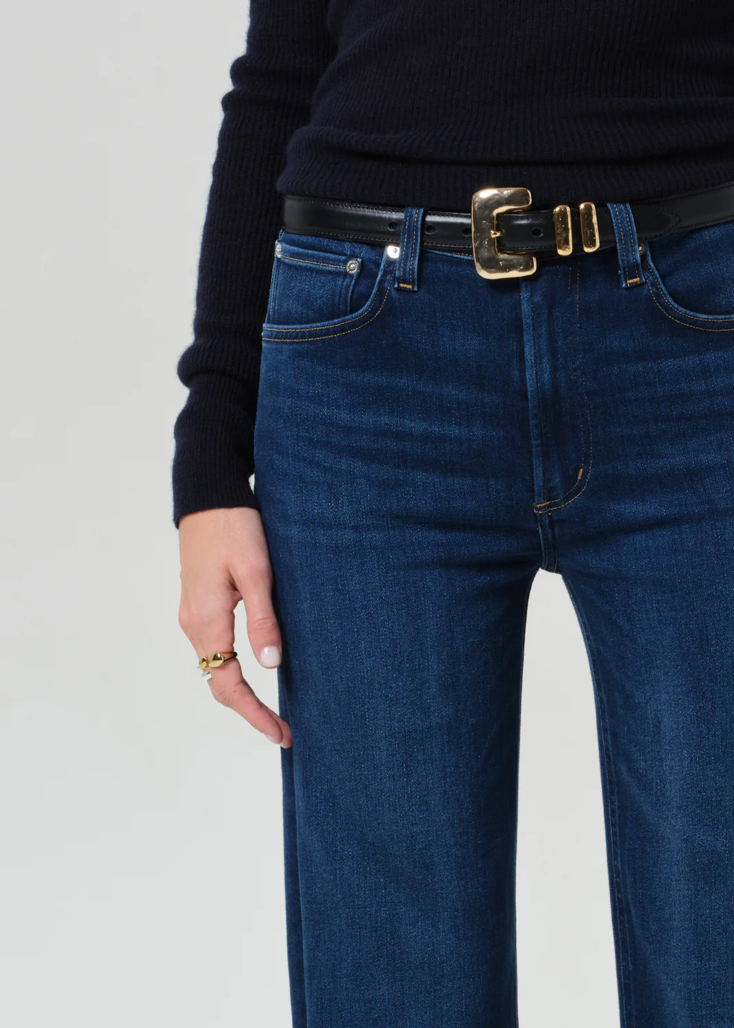 Palma Straight Raw Hem in Dakota - Image 5