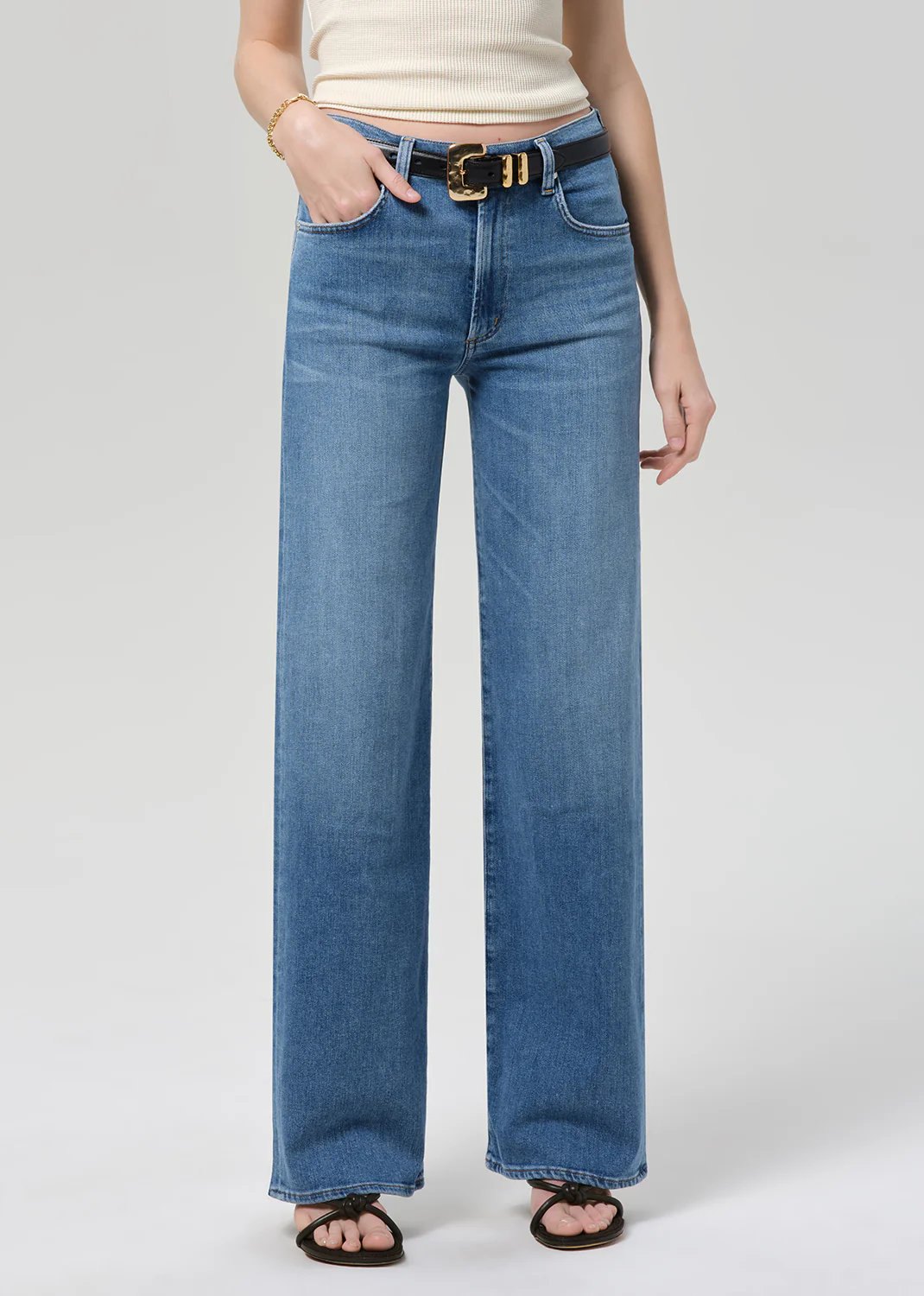 Petite Annina Straight Leg in Stella - Image 4
