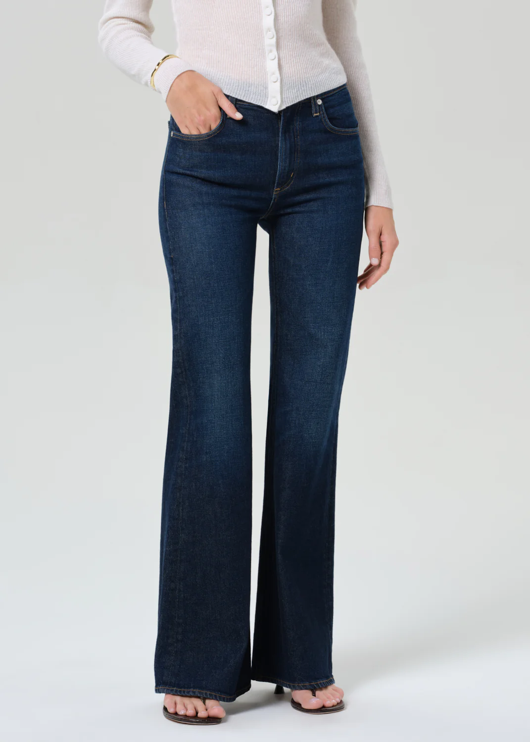 Petite Kimberly 70's Flare in Madison - Image 4