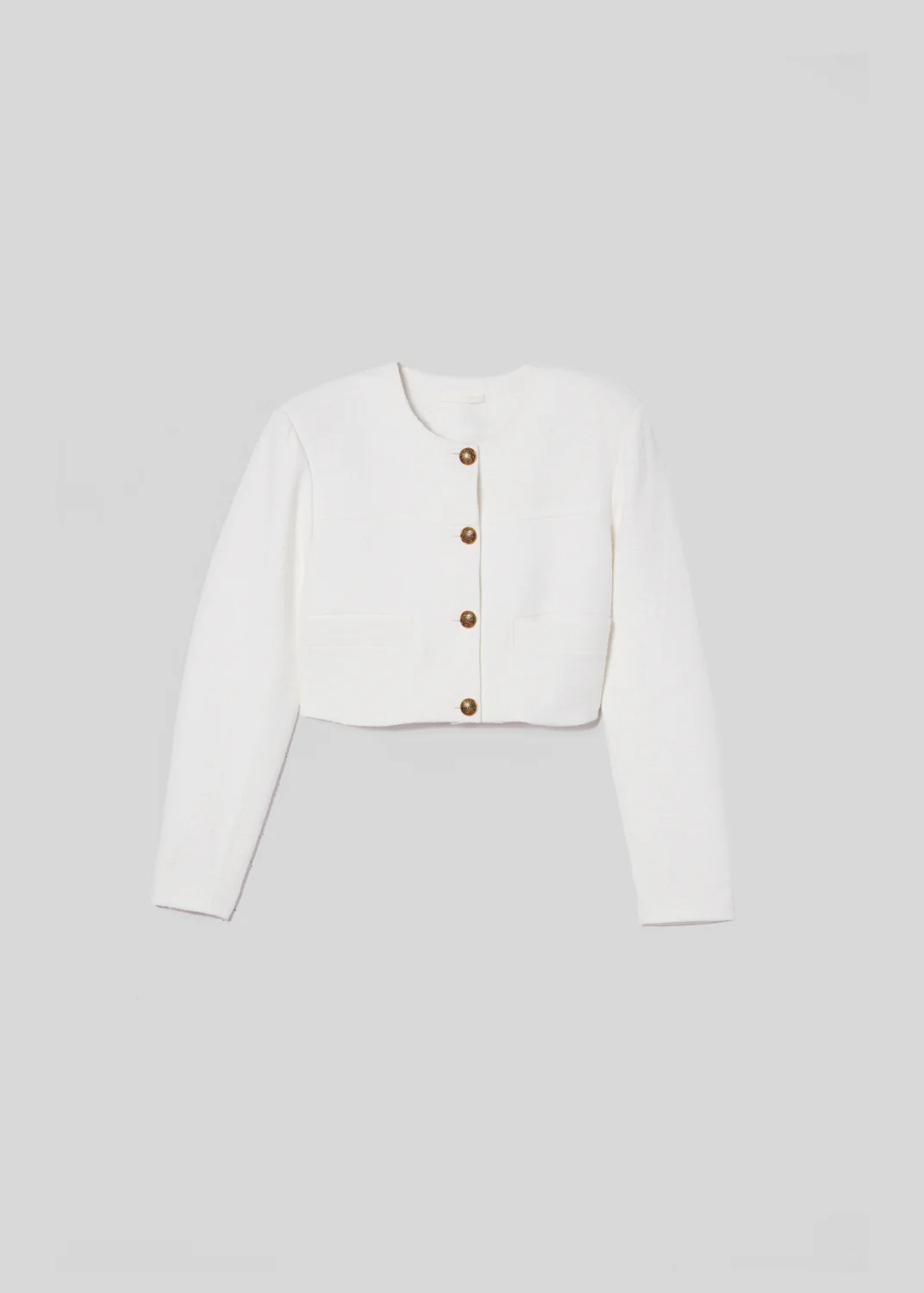 Pia Cropped Jacket in Naturaline - Image 6