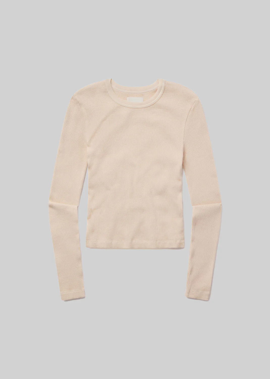 Pilar Waffle Crewneck in Shrimp - Image 6