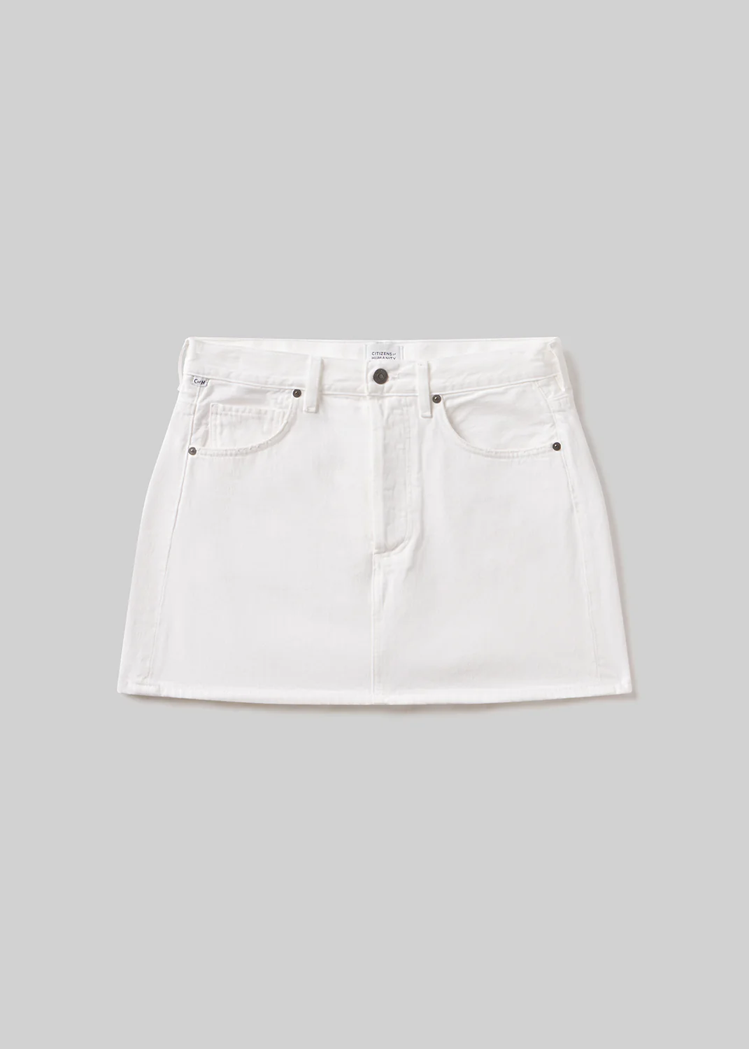 Ramona Mini Skirt in Soft White - Image 6