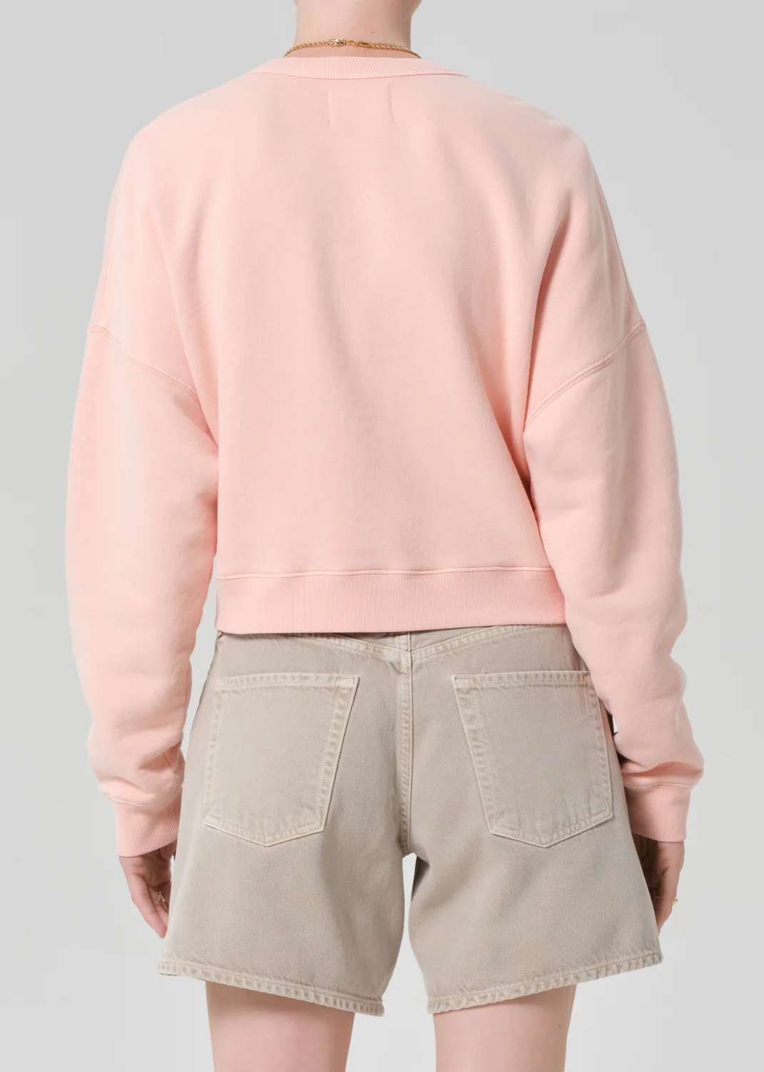 Rhomboid Henley in Melon Creme - Image 2