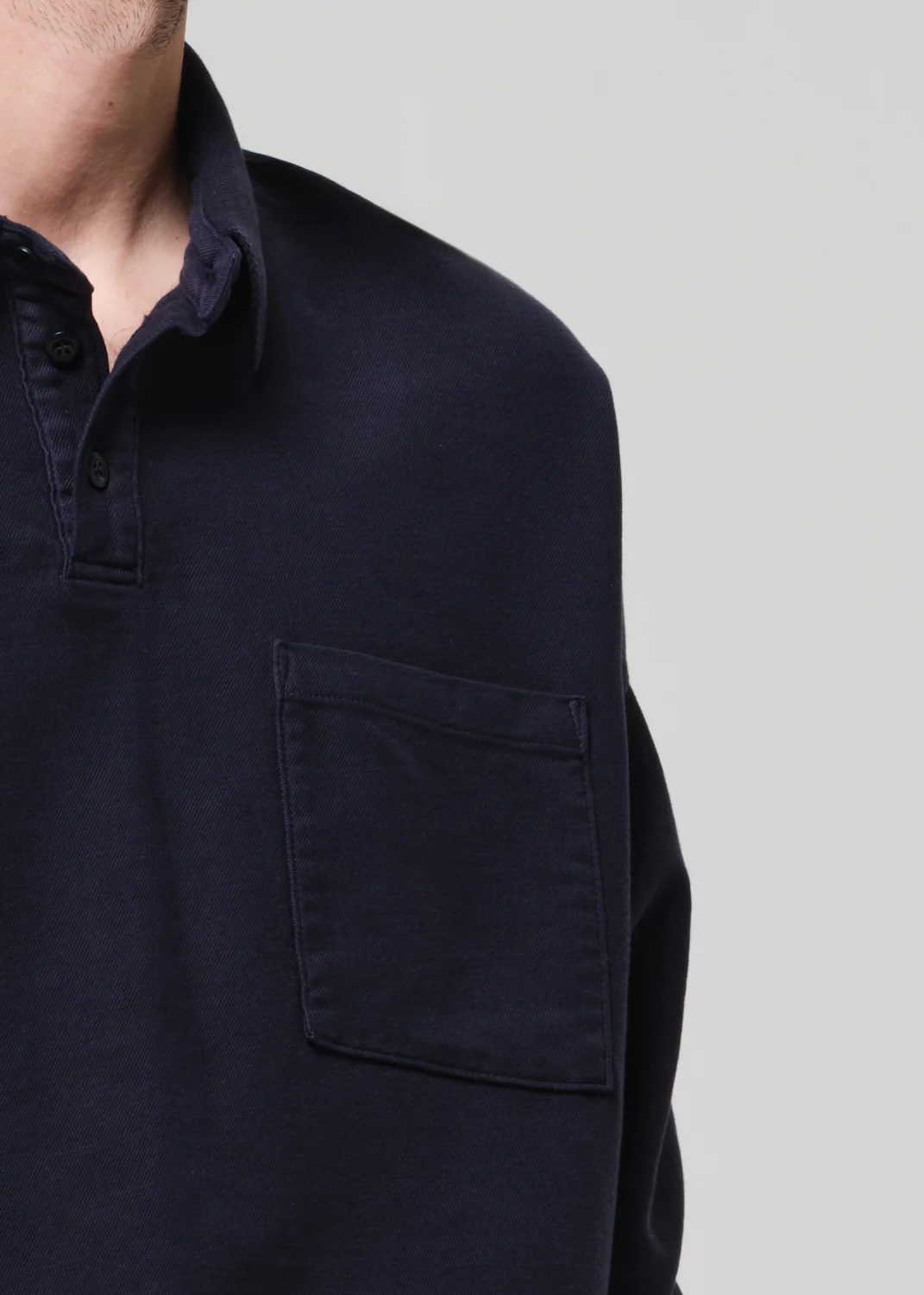 Rugby Polo in Navy - Image 6