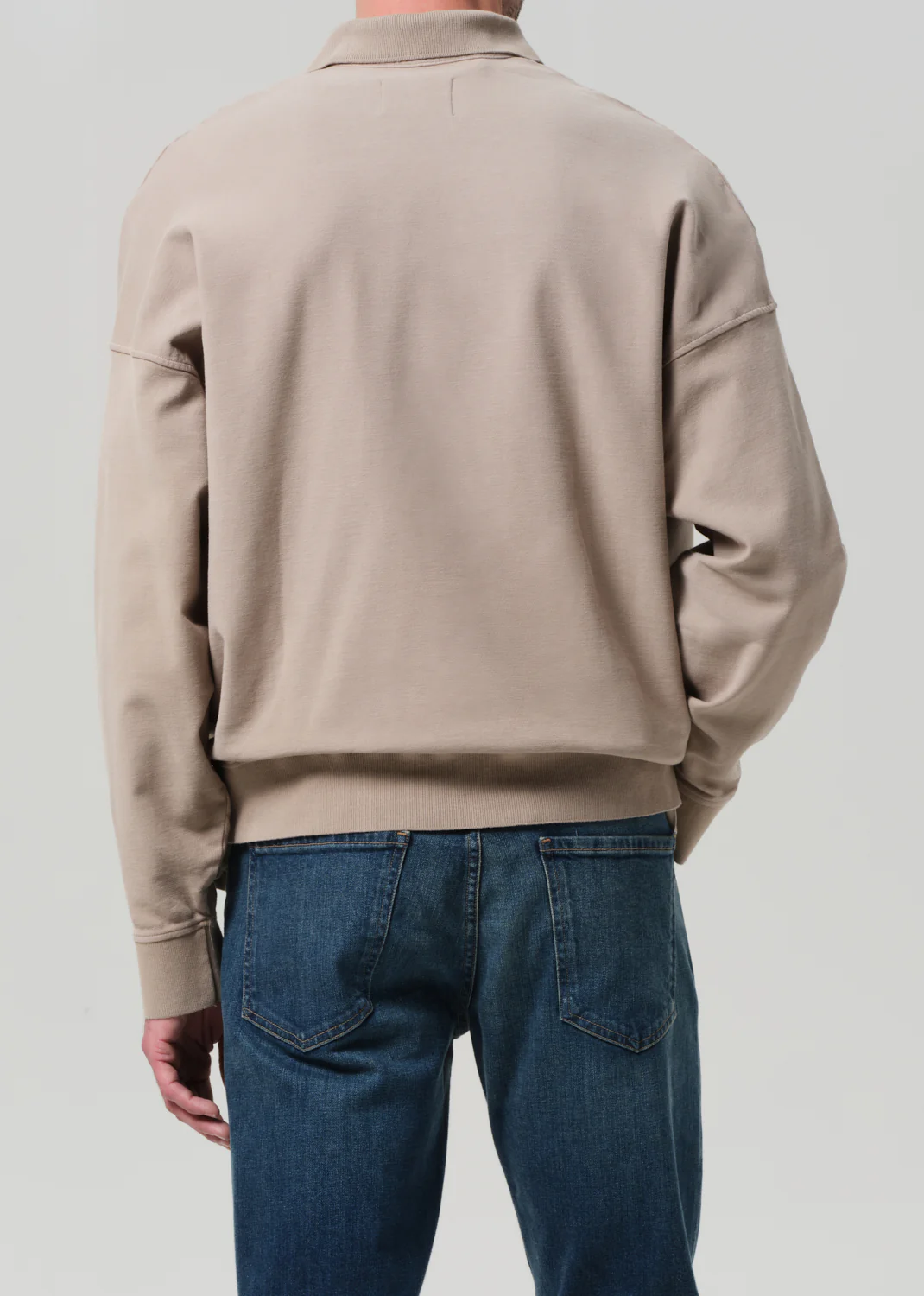 Rugby Polo in Vintage Stone - Image 3