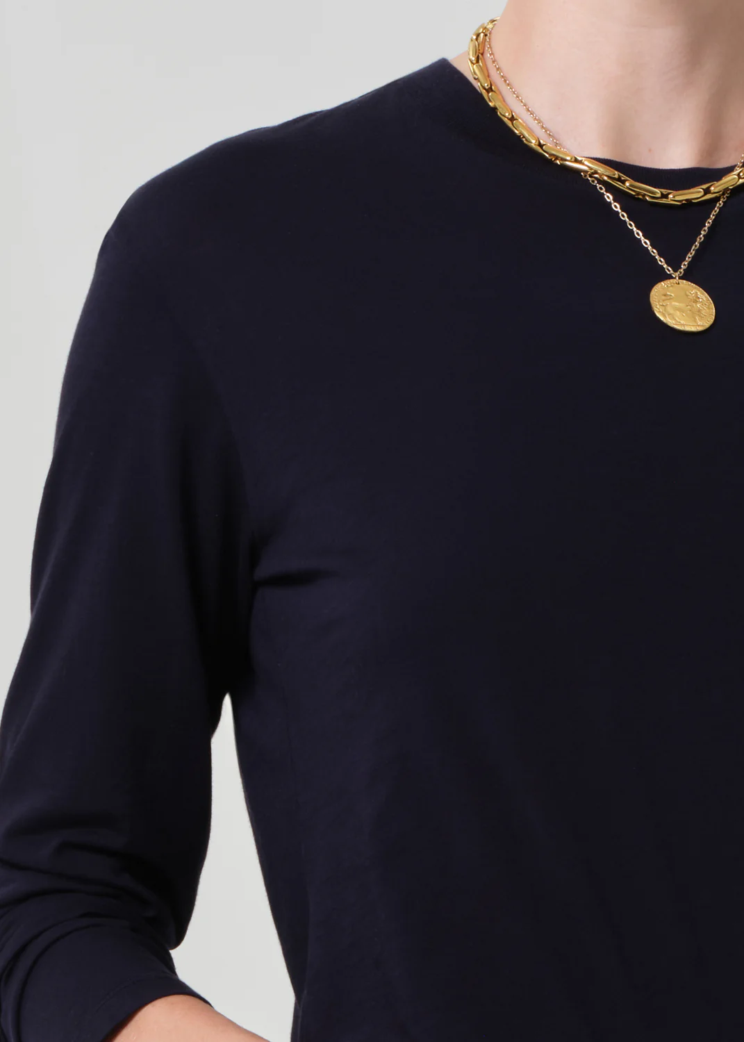 Sabine Long Sleeve in Navy - Image 4