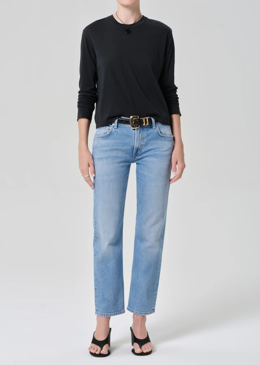 Sabine Long Sleeve in Washed Black - Image 5