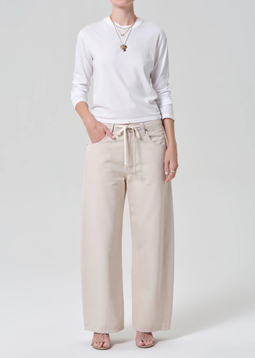Sabine Long Sleeve in White - Image 5