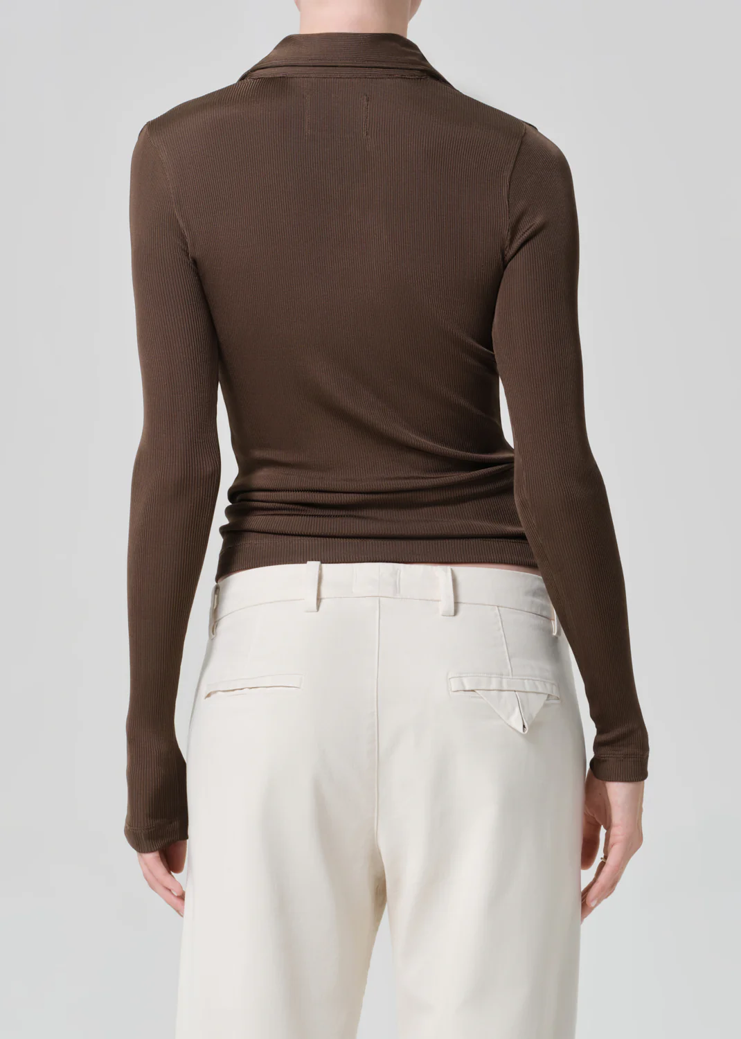 Shaea Polo in Cocoa - Image 2