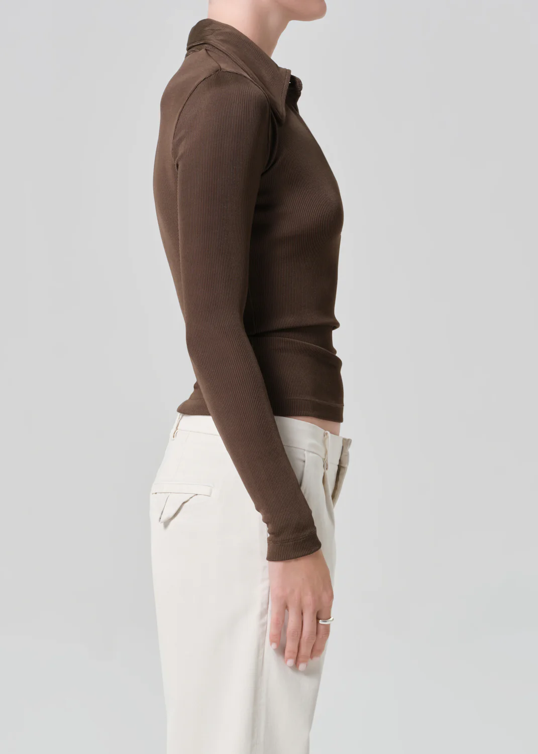 Shaea Polo in Cocoa - Image 3