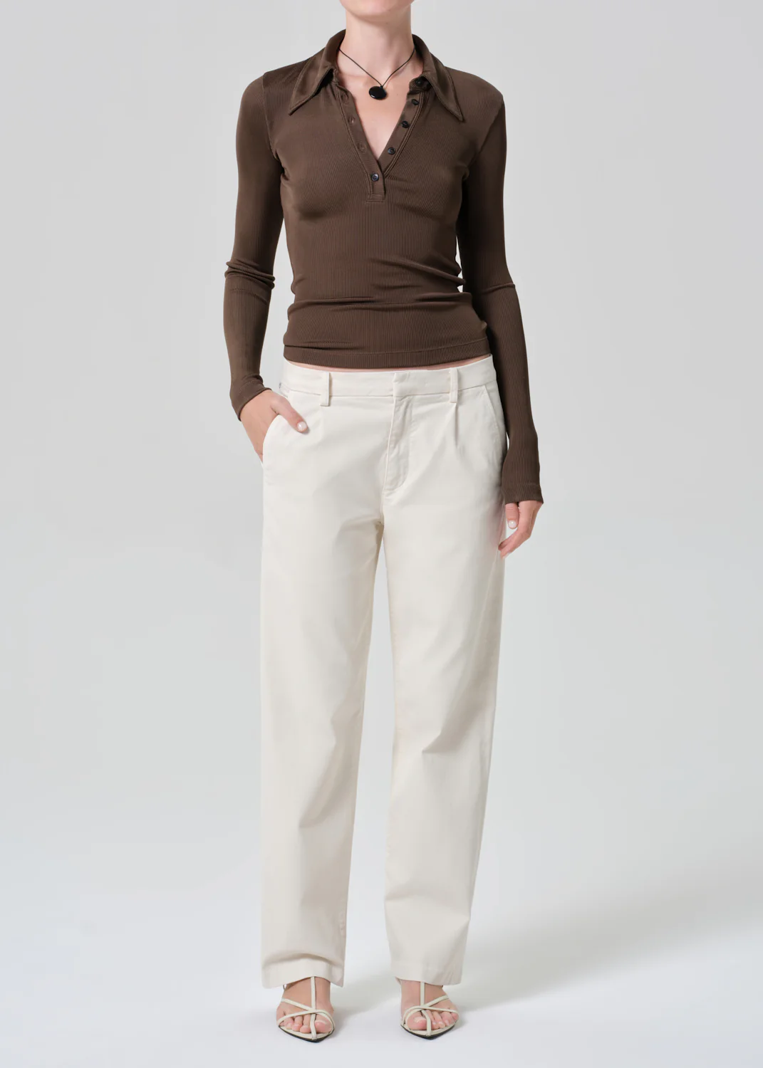 Shaea Polo in Cocoa - Image 5