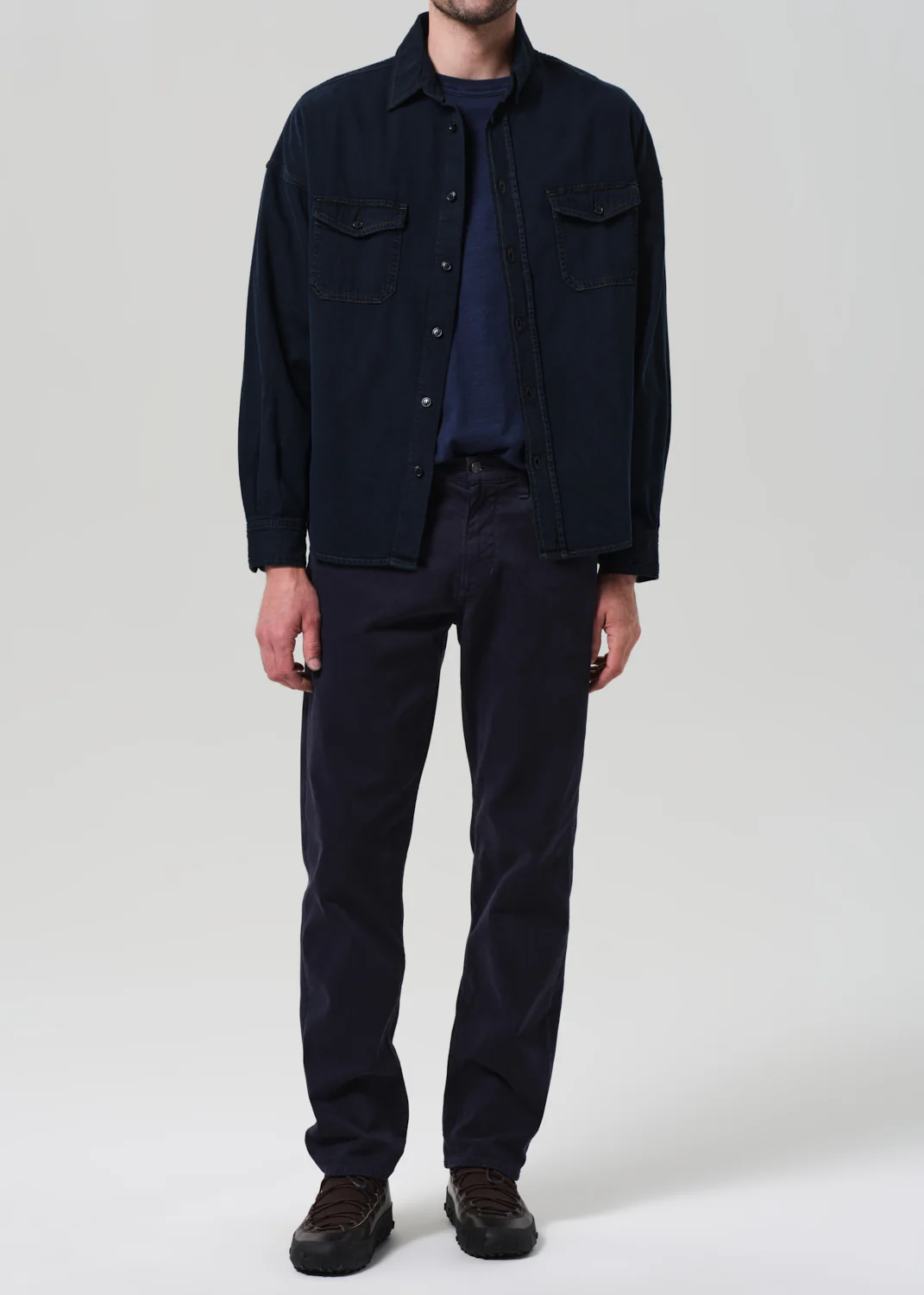 Shigoto Shirt in Dark Indigo - Image 6