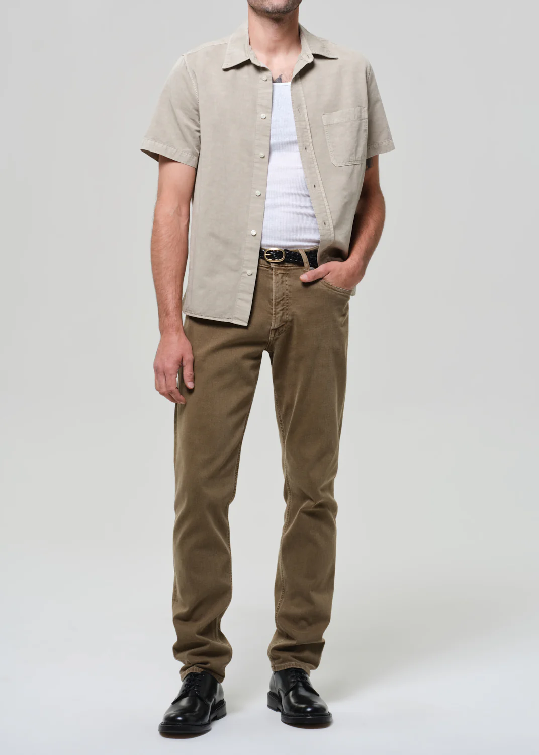 Short Sleeve Pocket Cairo Shirt in Burnished Quartz - Image 6