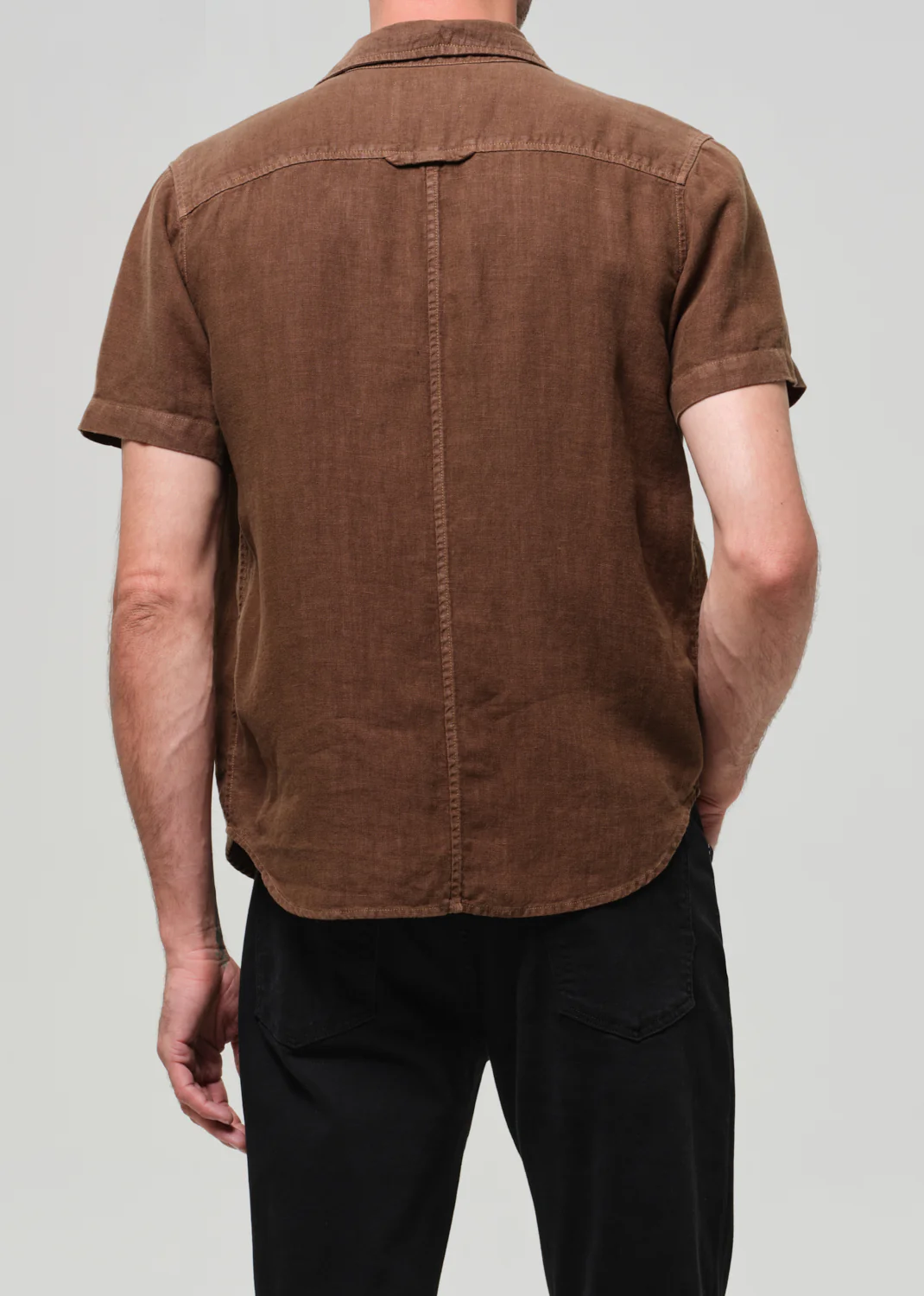 Short Sleeve Pocket Cairo Shirt in Kelp - Image 3