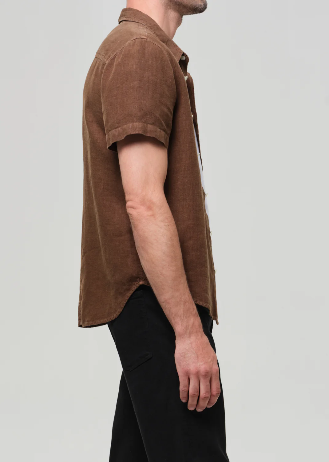 Short Sleeve Pocket Cairo Shirt in Kelp - Image 4