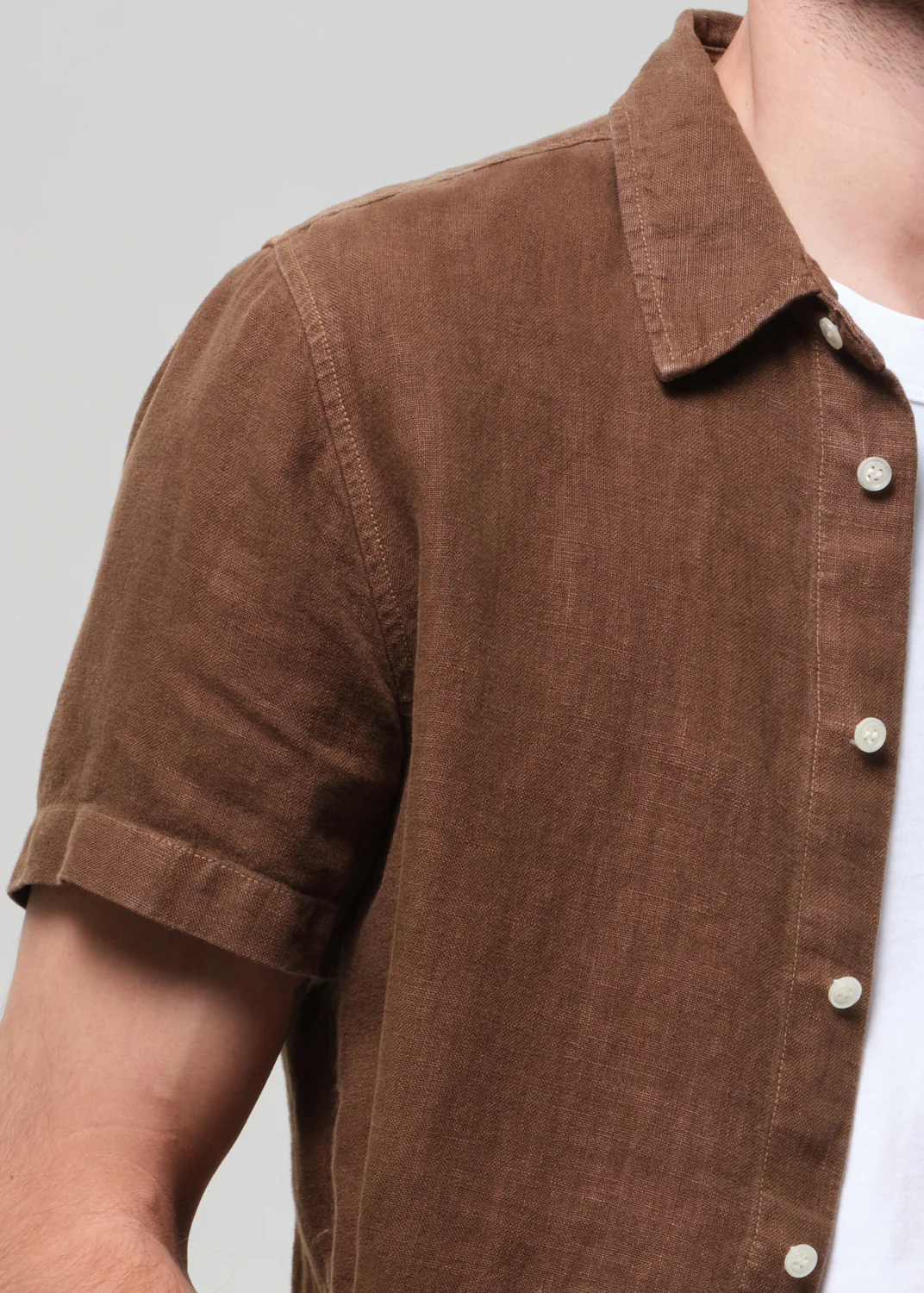 Short Sleeve Pocket Cairo Shirt in Kelp - Image 5