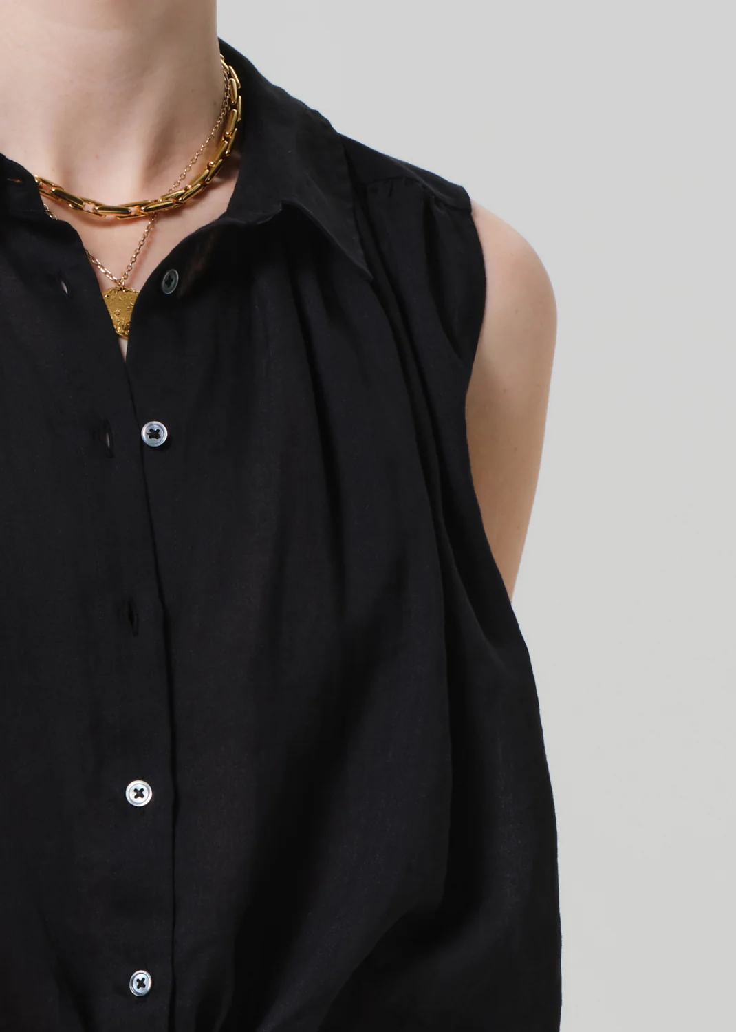 Sleeveless Ambrose Top in Black - Image 4