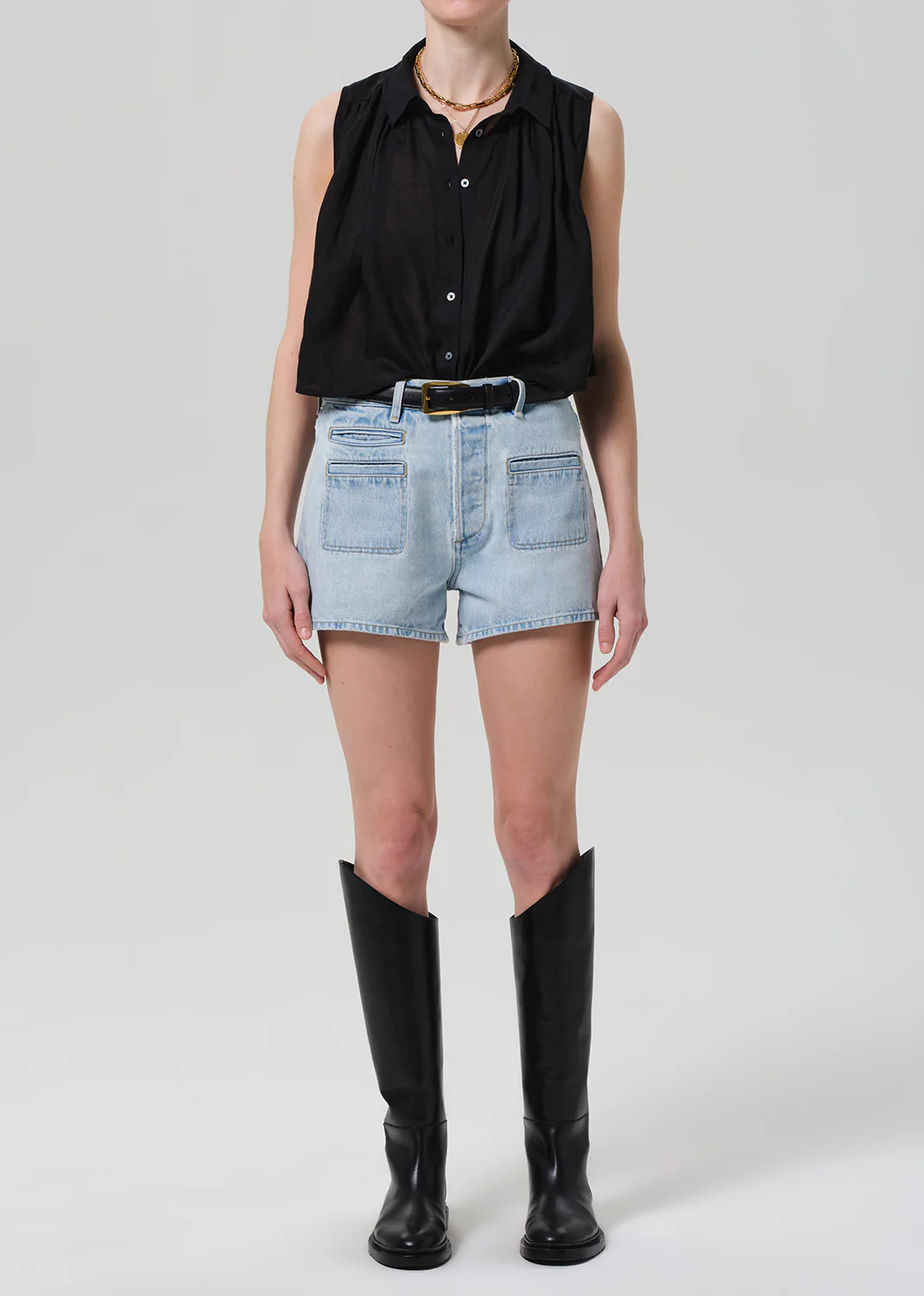 Sleeveless Ambrose Top in Black - Image 5