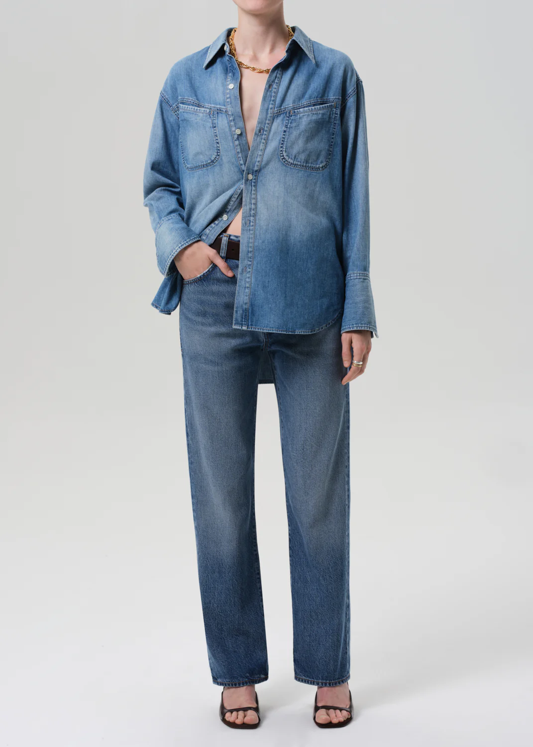 Solene Shirt in Loire - Image 5