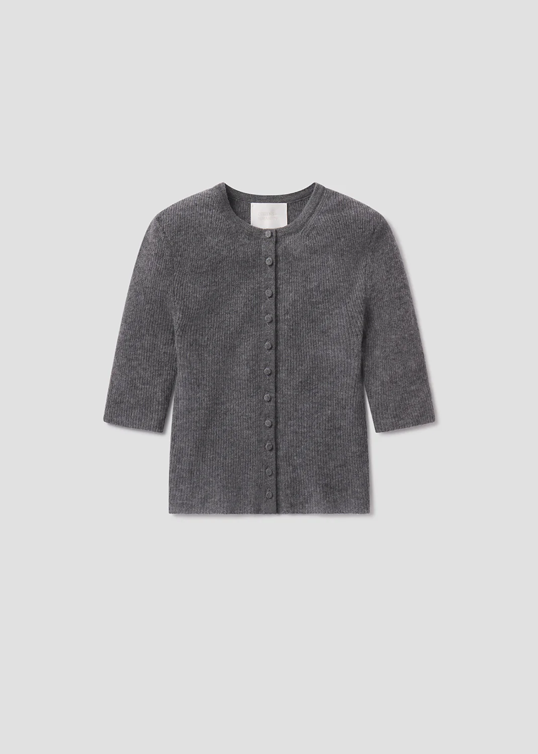 Tabitha Cardigan in Charcoal Heather - Image 6