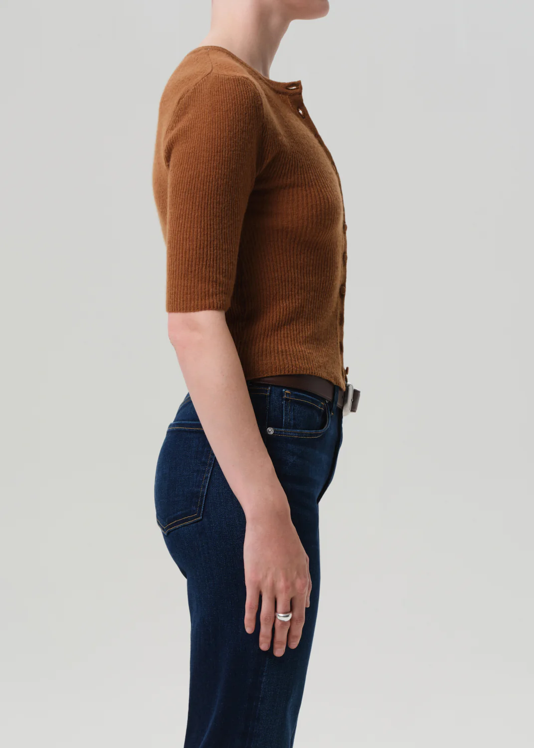 Tabitha Cardigan in Honey - Image 3