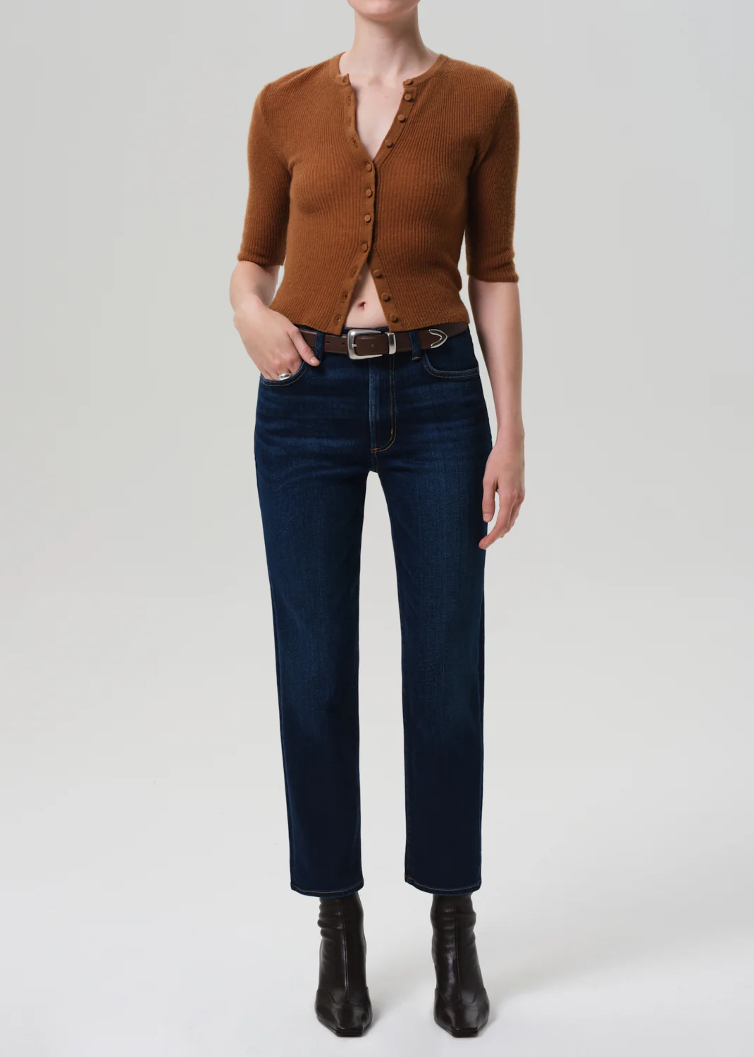 Tabitha Cardigan in Honey - Image 5