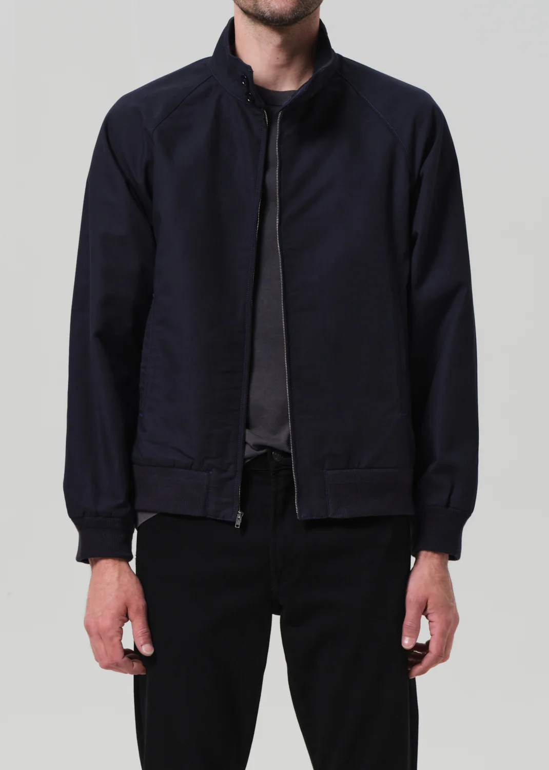 Rower Jacket in True Navy - Image 3