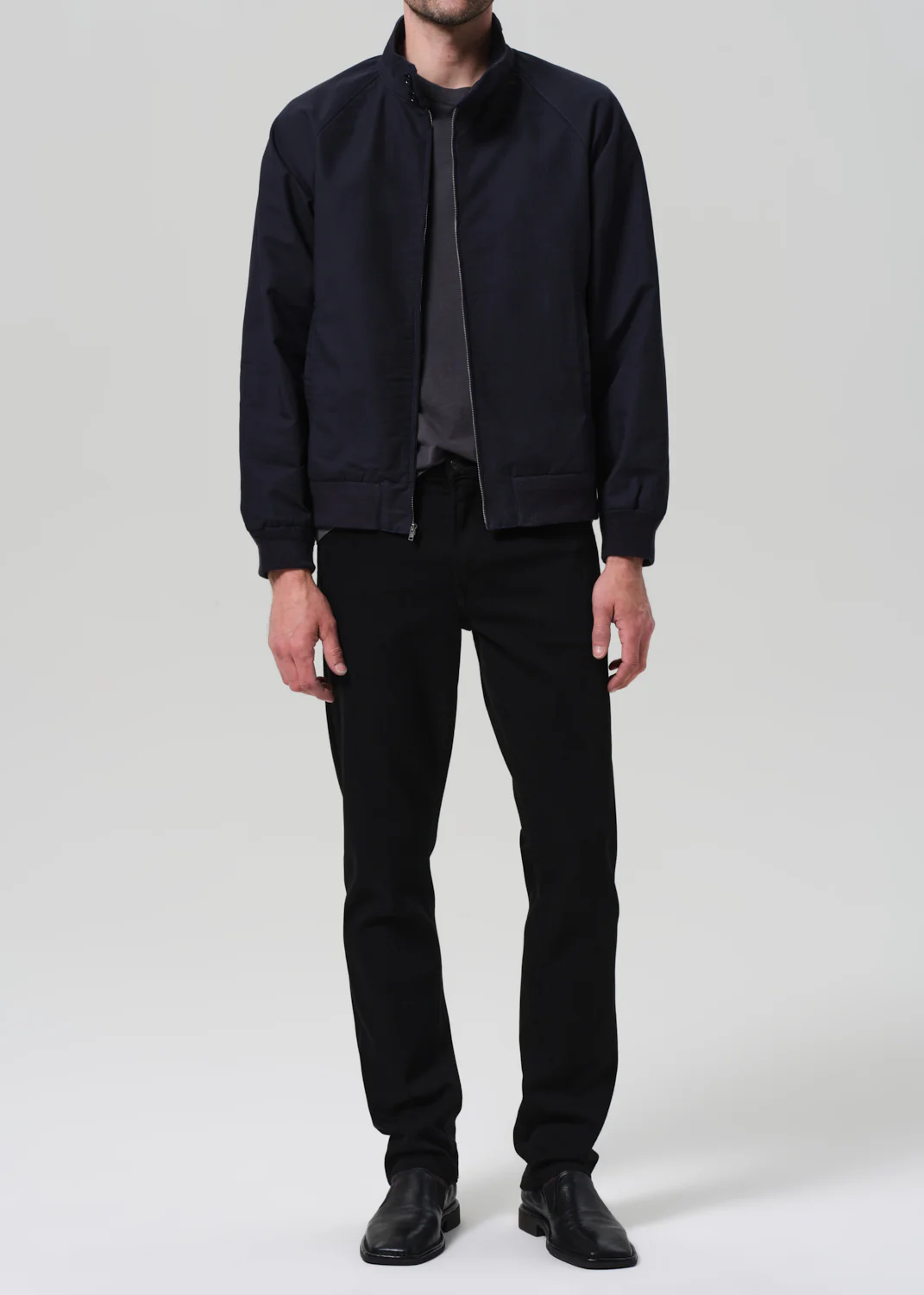 Rower Jacket in True Navy - Image 7