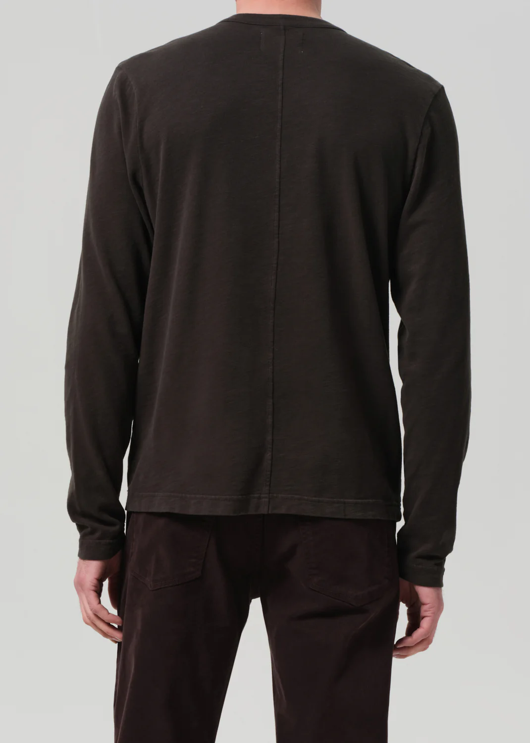 Three Button Henley in Forest - Image 3