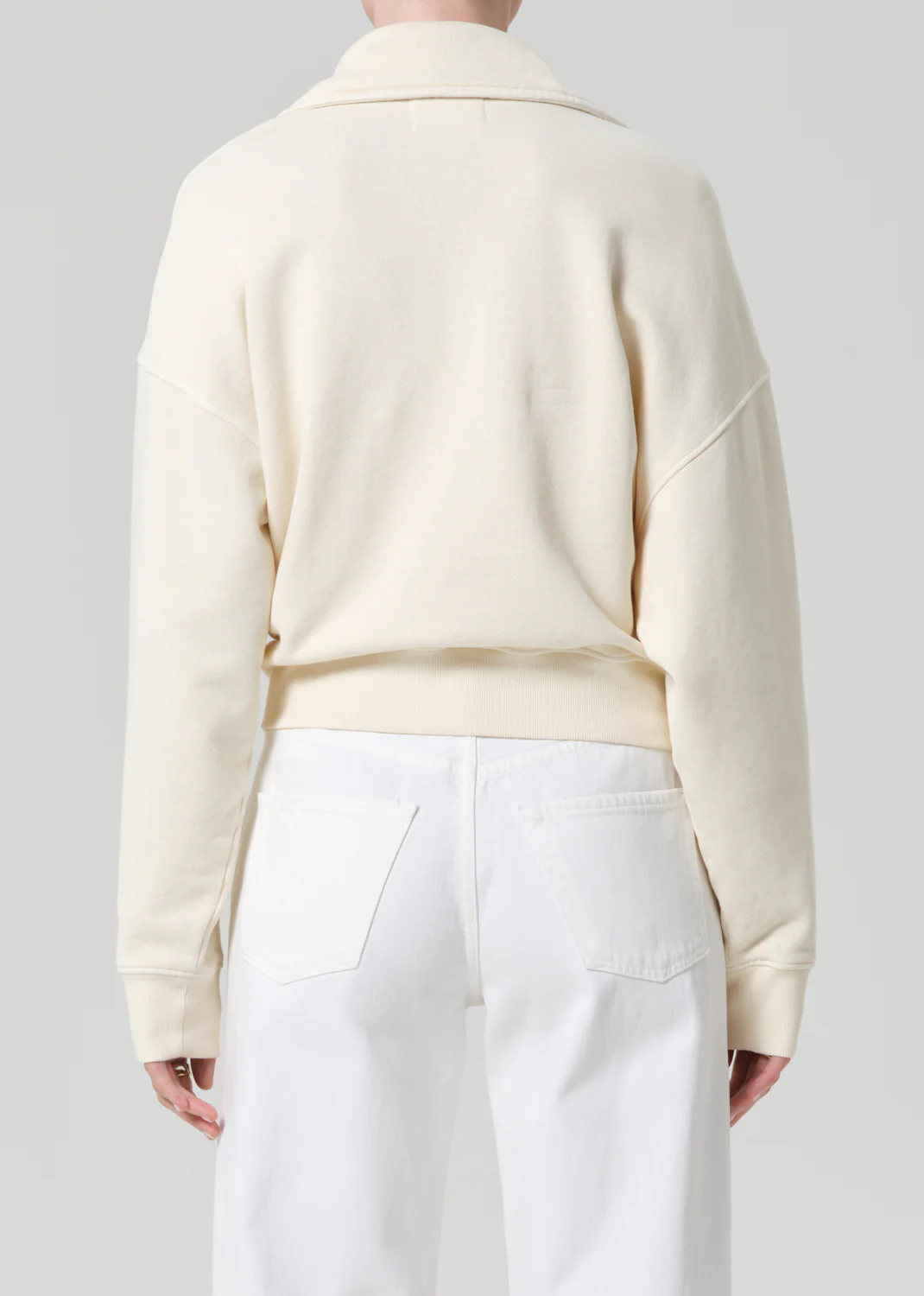 Trapeze Pullover in Cream - Image 2