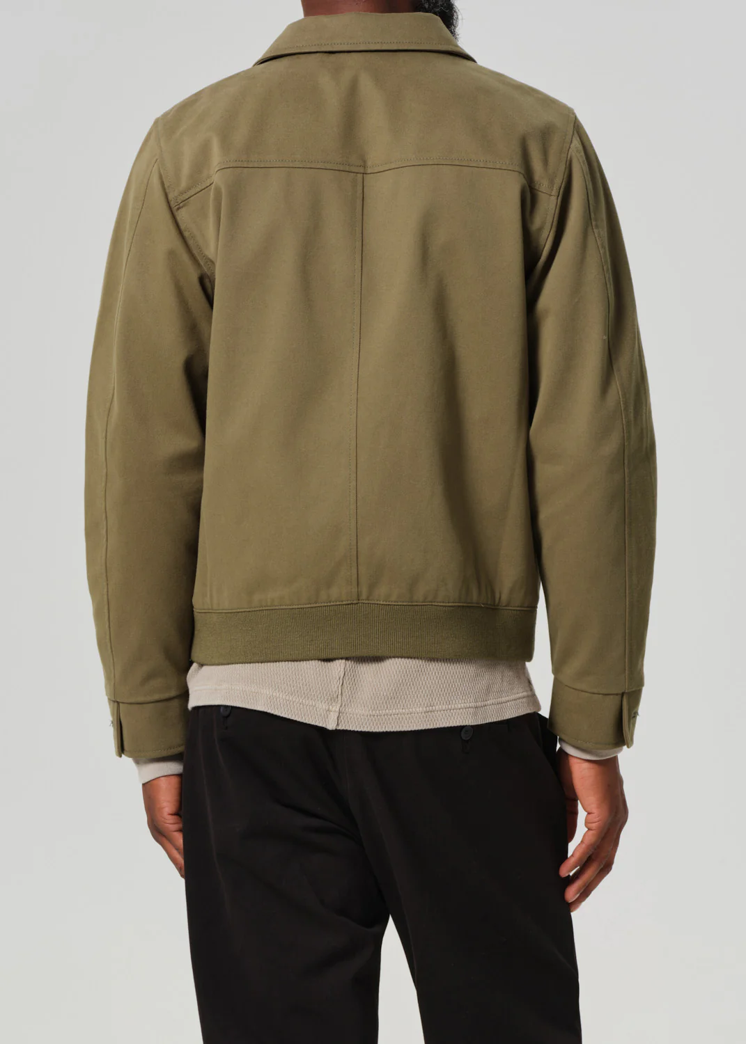 Utility Jacket in Army Green - Image 3