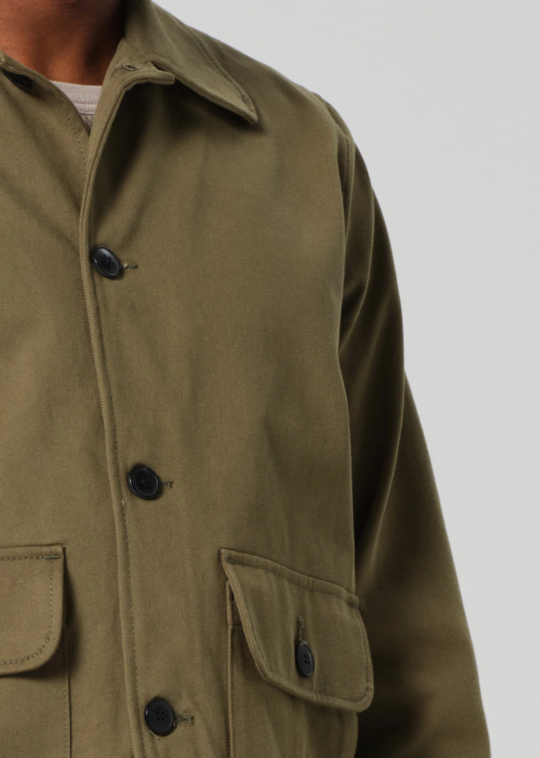 Utility Jacket in Army Green - Image 5
