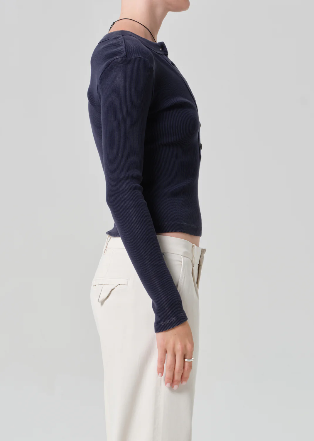 Varra Henley in Mineral Navy - Image 3