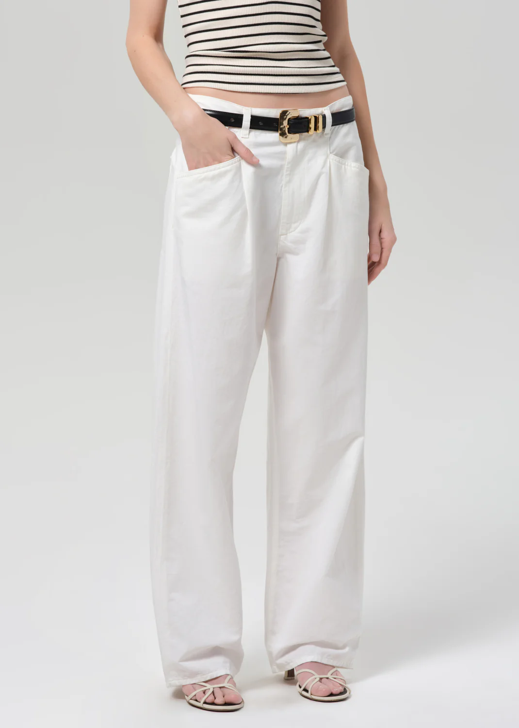 Velha Trouser in Soft White - Image 4