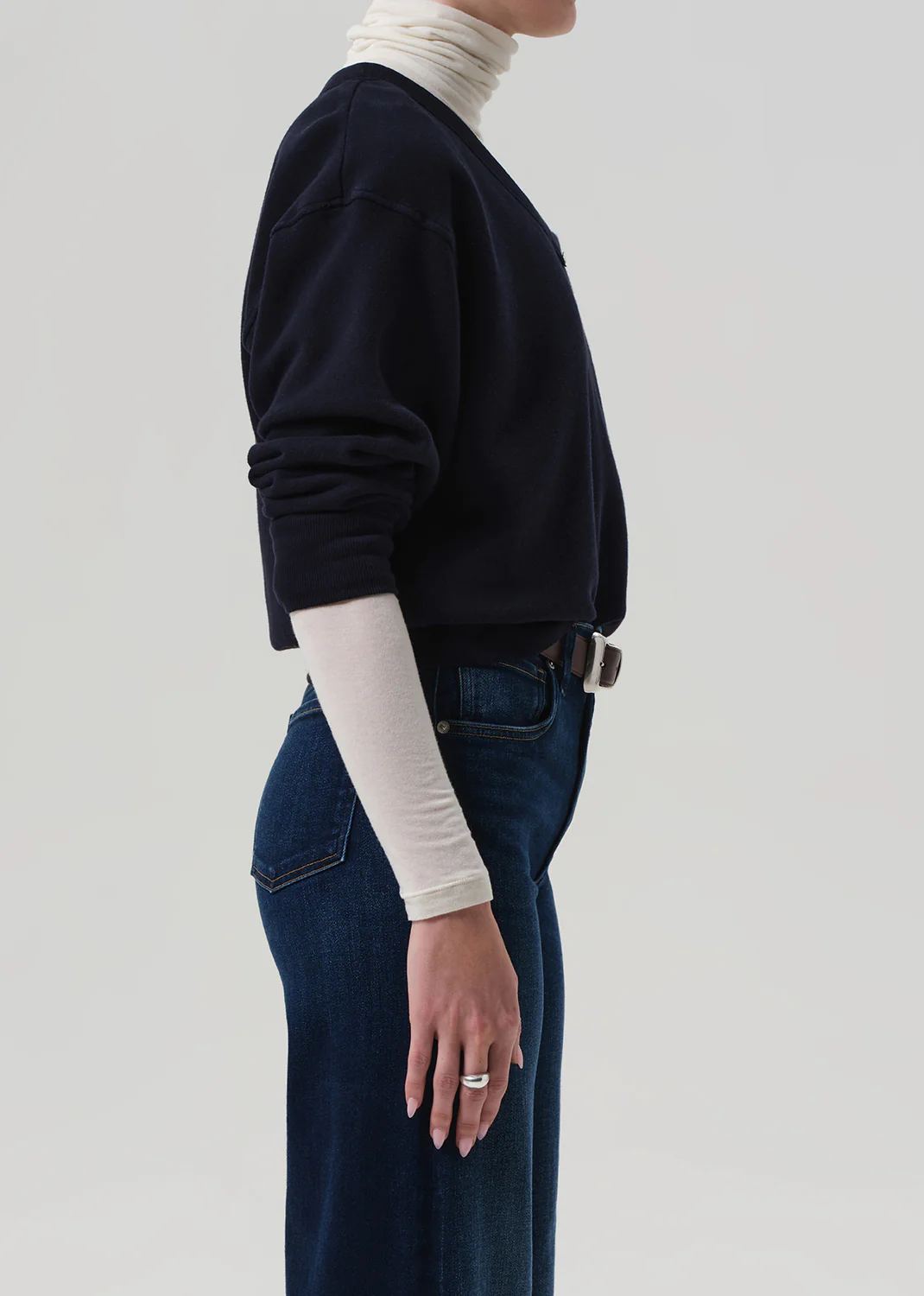 Vernata Pullover in Navy - Image 3