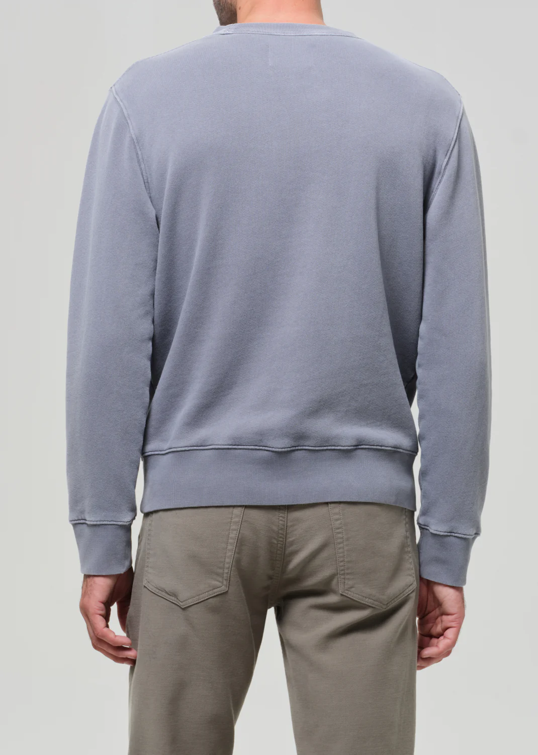 Vintage Crewneck Sweatshirt in Heron Grey - Image 3