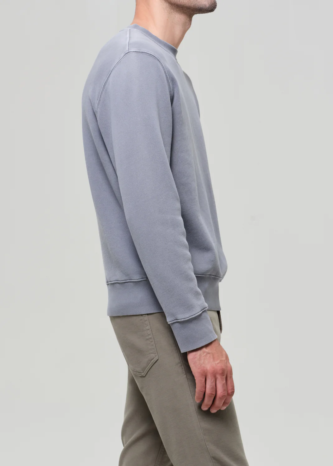 Vintage Crewneck Sweatshirt in Heron Grey - Image 4