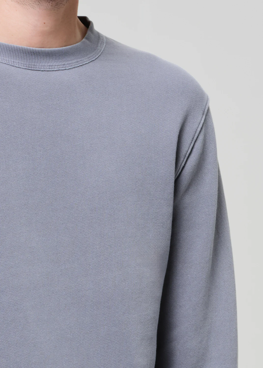 Vintage Crewneck Sweatshirt in Heron Grey - Image 5