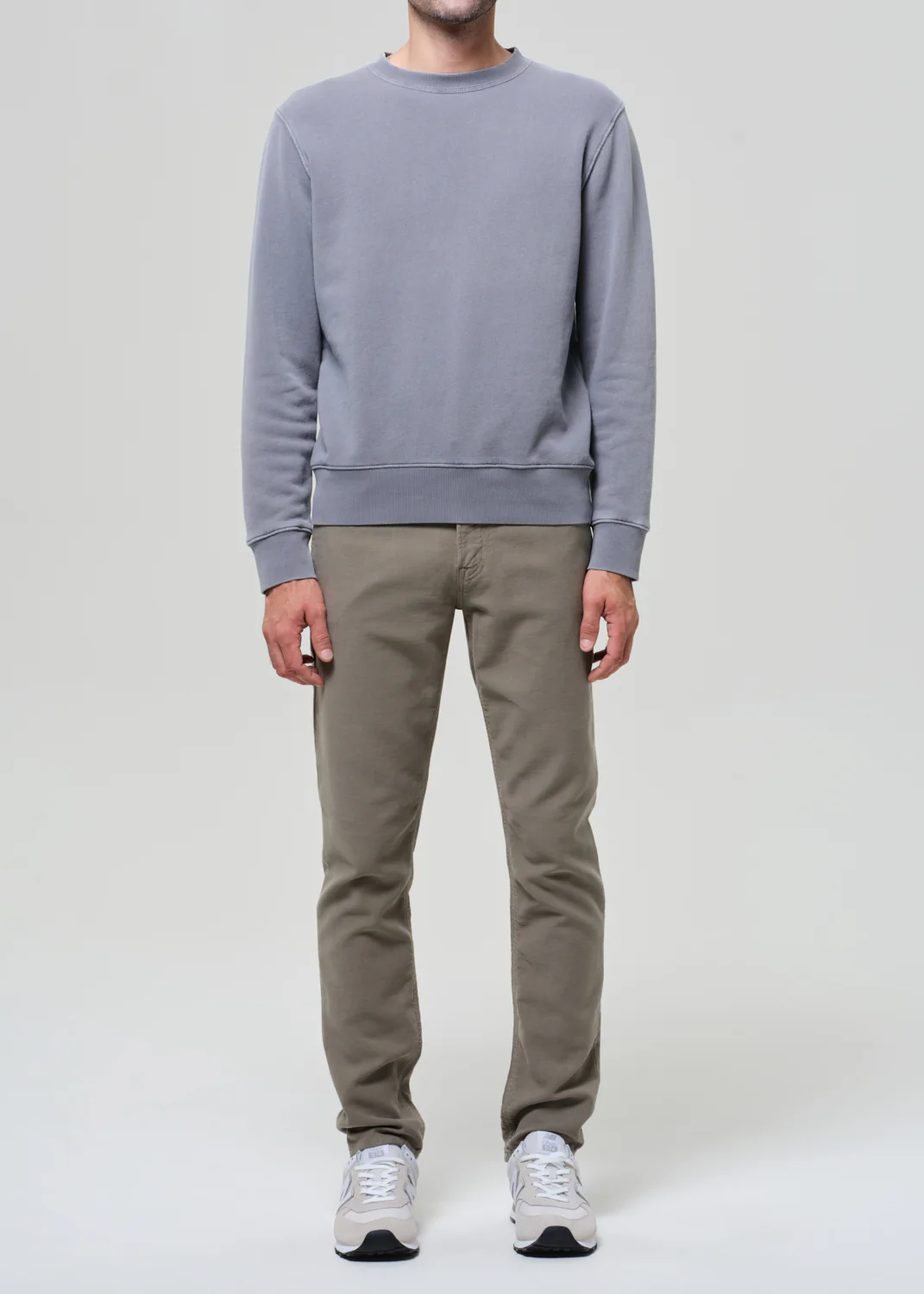 Vintage Crewneck Sweatshirt in Heron Grey - Image 6