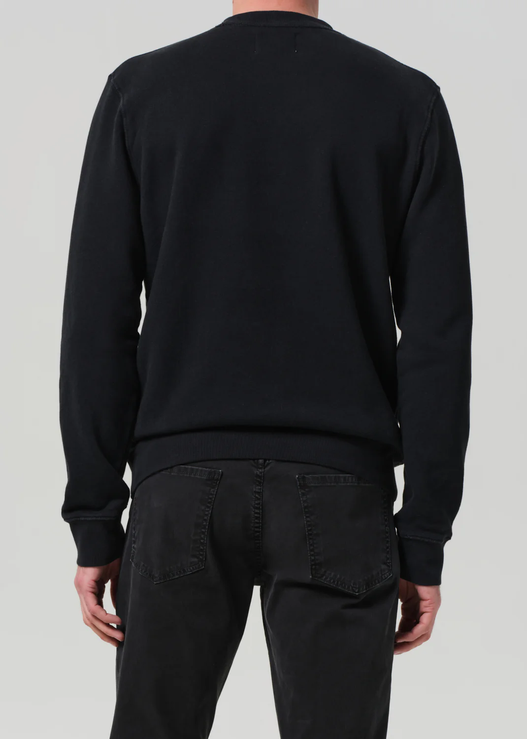 Vintage Crewneck Sweatshirt in Washed Black - Image 3