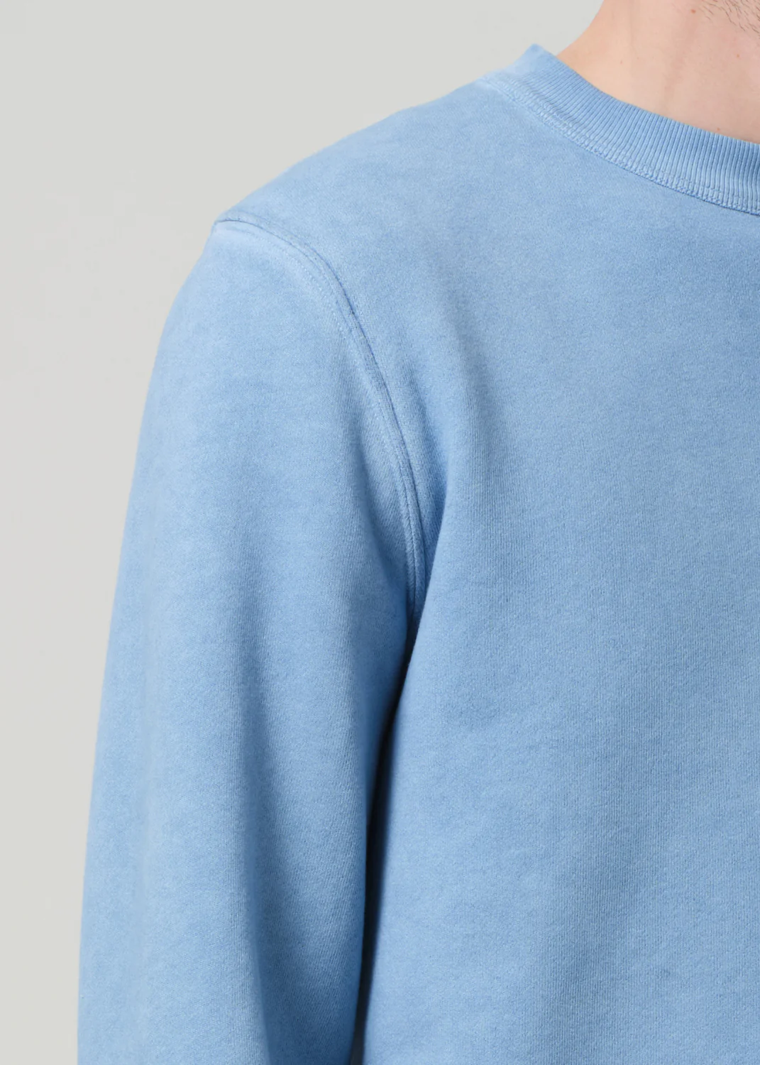 Vintage Crewneck Sweatshirt in Light Indigo - Image 5