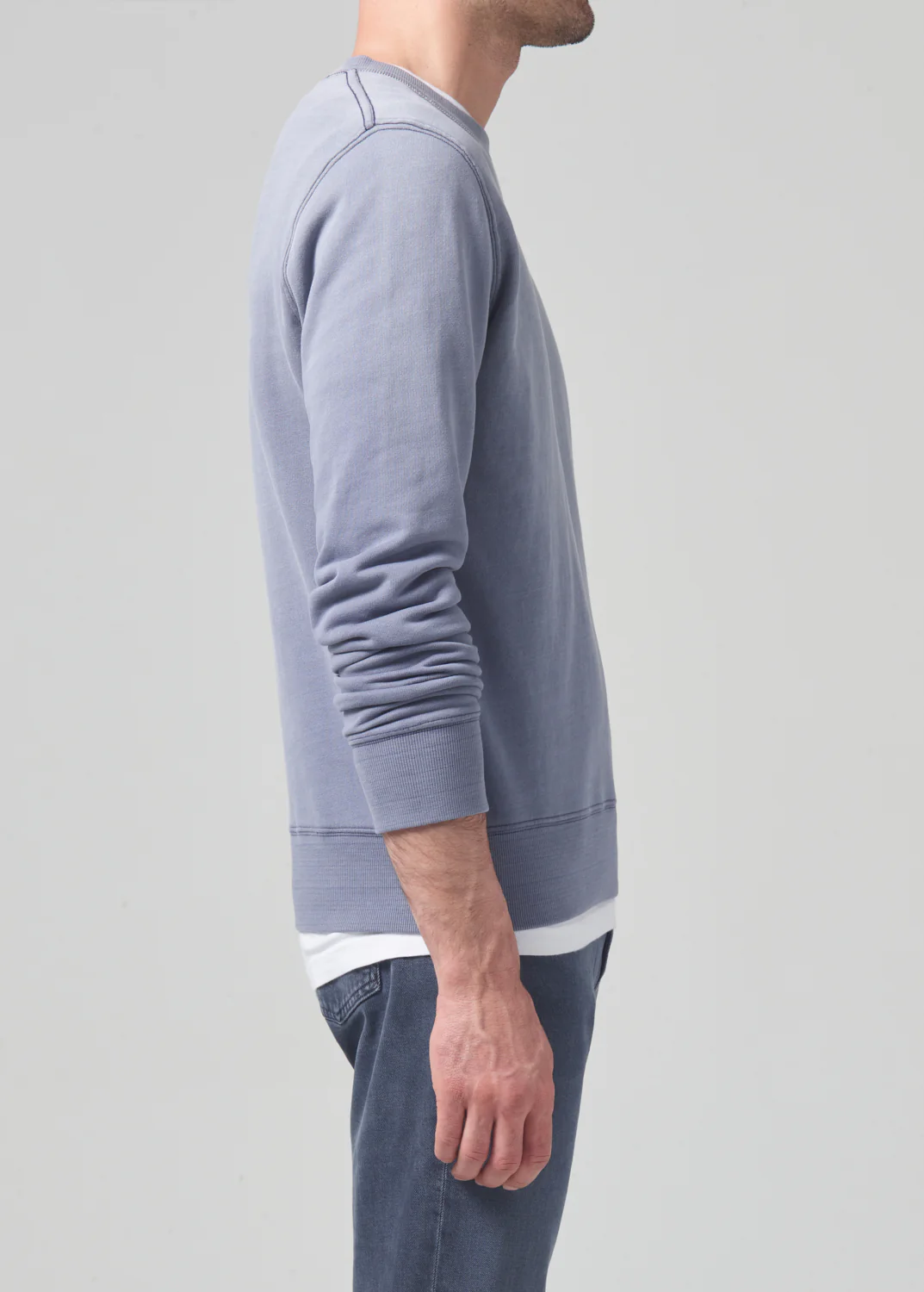 Vintage Crewneck Sweatshirt in Vintage Indigo - Image 4