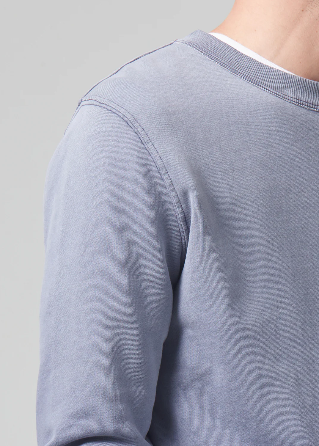 Vintage Crewneck Sweatshirt in Vintage Indigo - Image 5