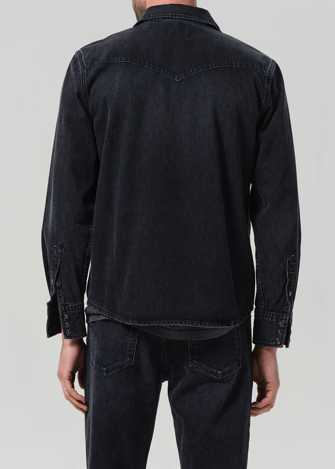 Western Shirt in Vintage Black - Image 4