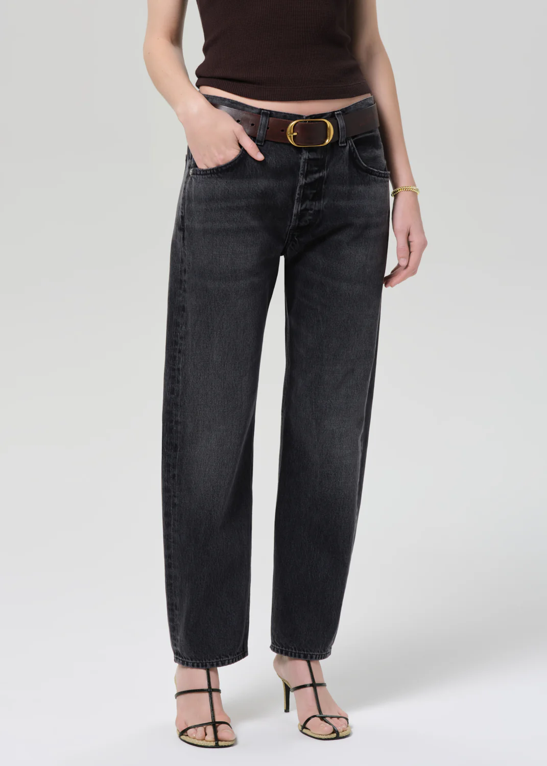 Winslow Boyfriend Long in Vintage Black - Image 4